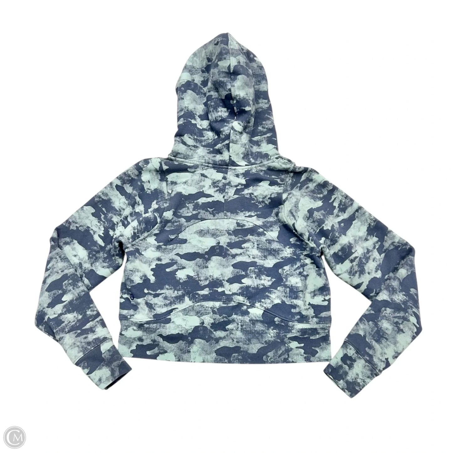 Athletic Sweatshirt Hoodie By Lululemon In Blue, Size: Xs