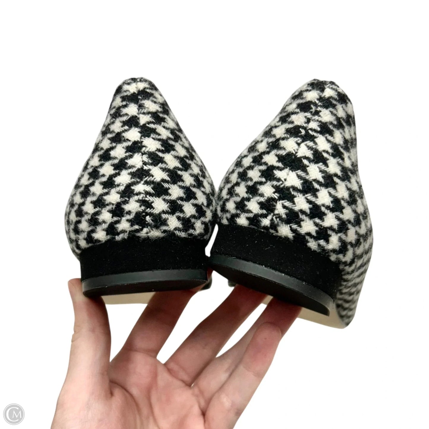 Shoes Flats By Talbots In Black & White, Size: 7