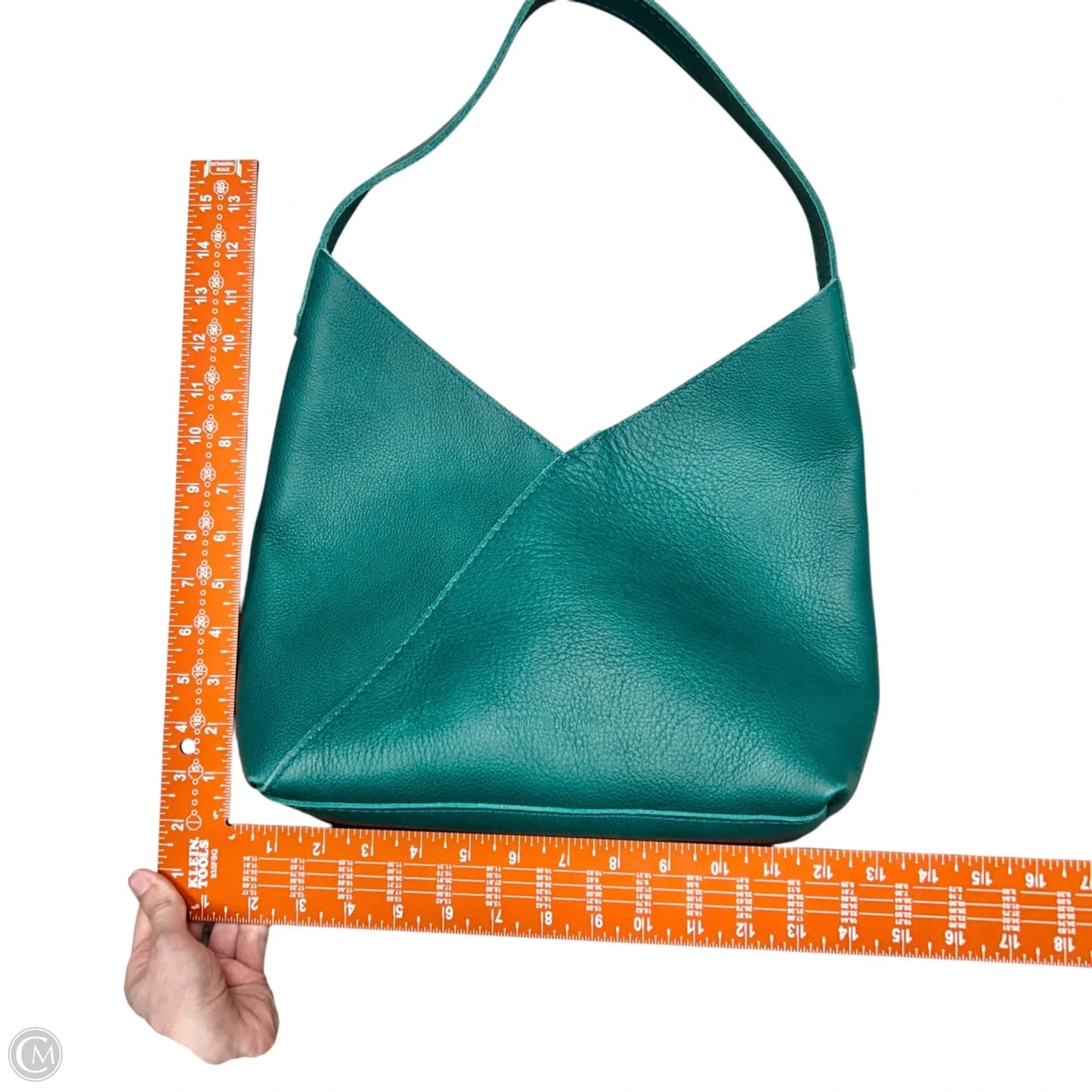 Handbag Leather By Portland Leather, Size: Medium