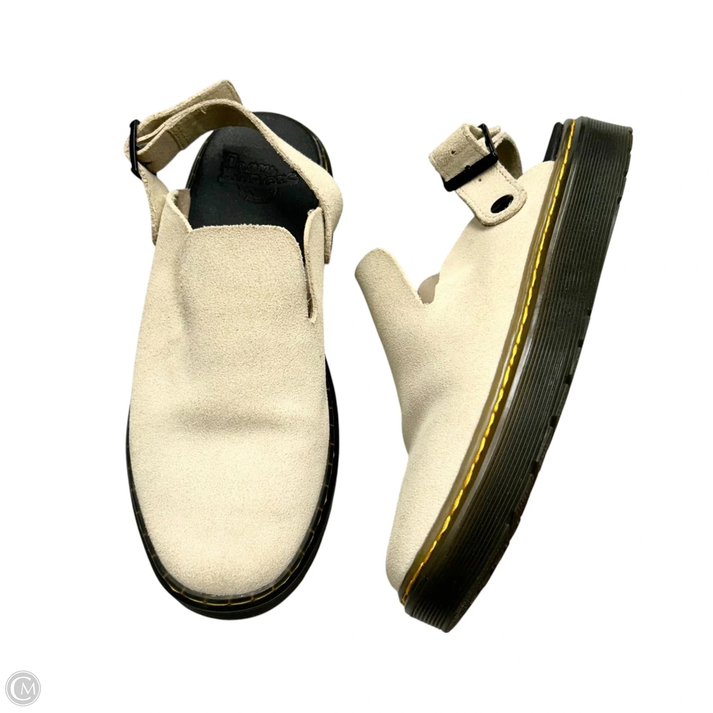Shoes Flats By Dr Martens In Taupe, Size: 8