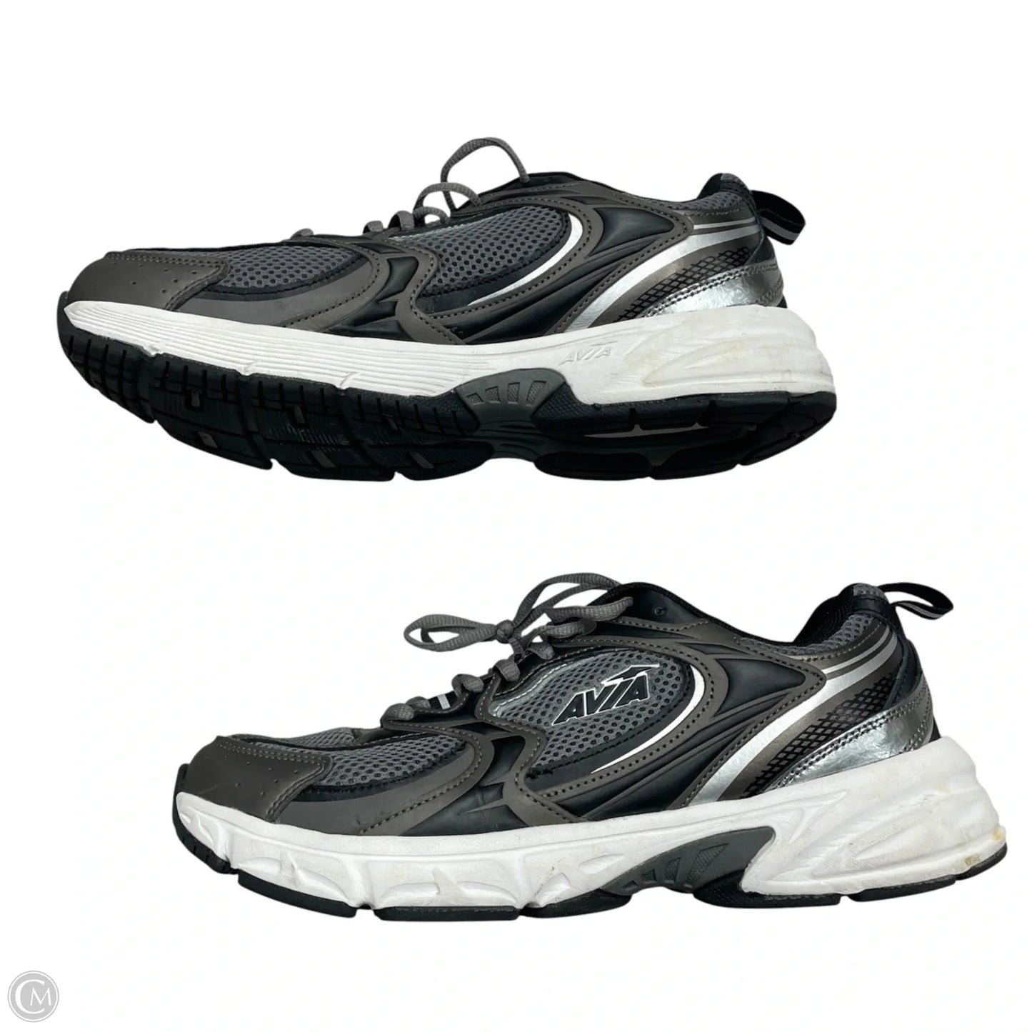 Shoes Athletic By Avia In Black & Grey, Size: 11.5
