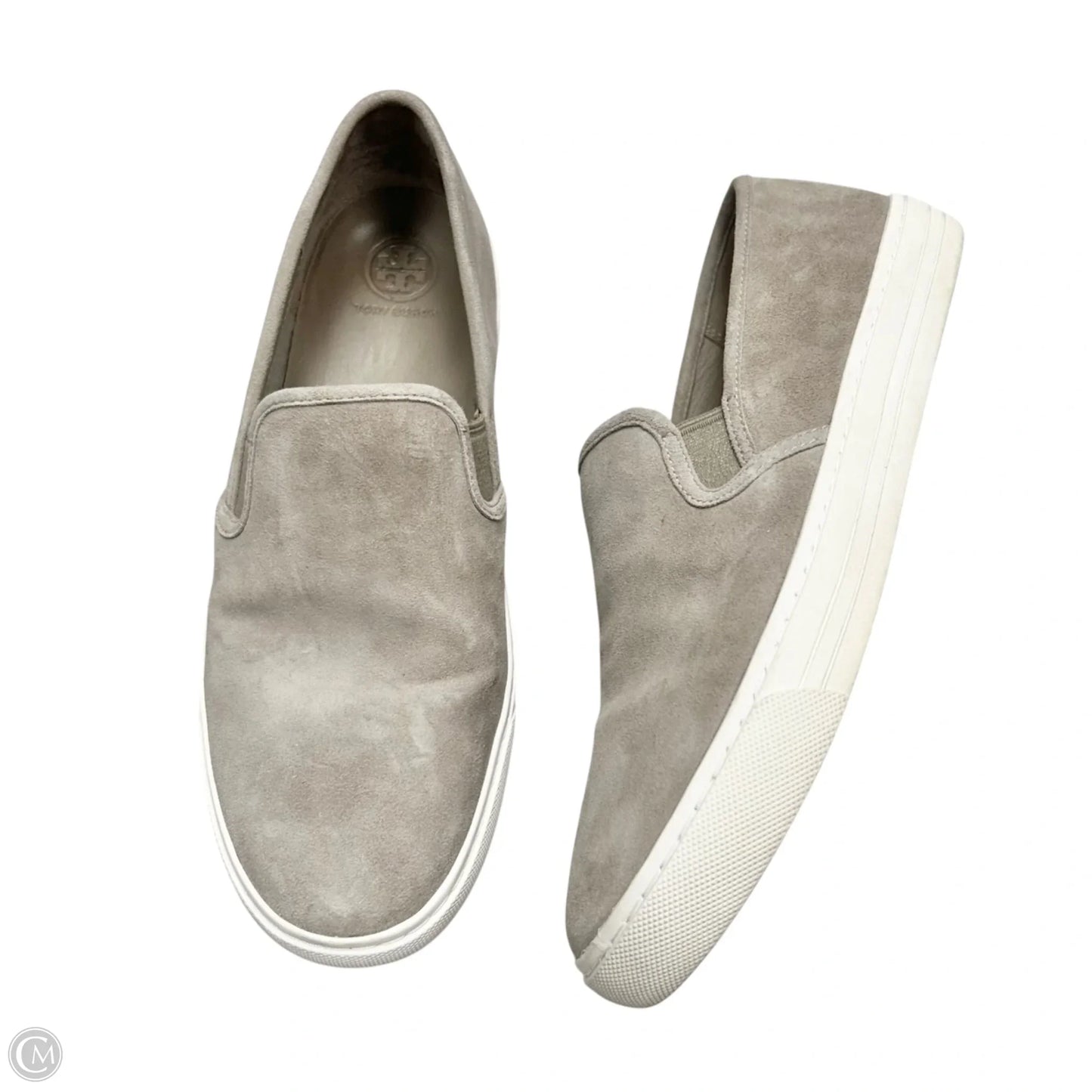 Shoes Designer By Tory Burch In Grey, Size: 8
