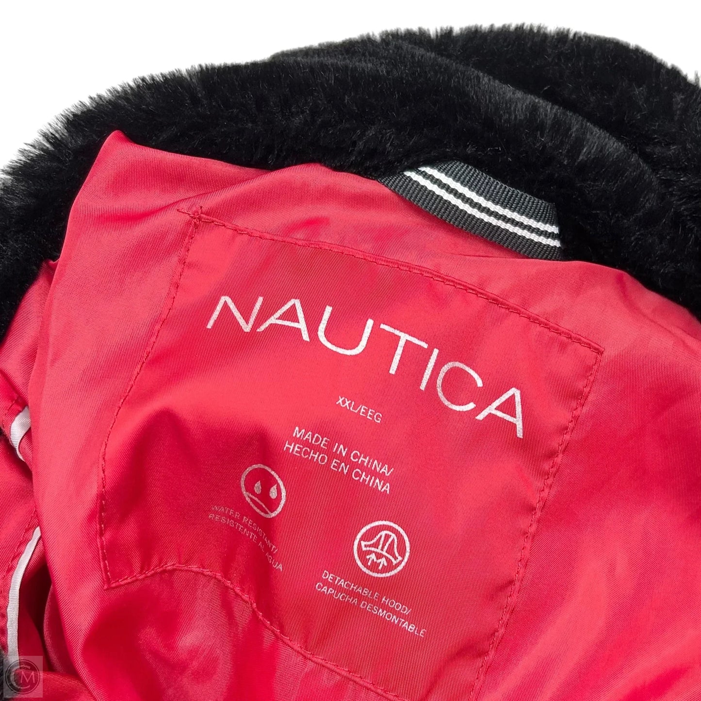 Coat Puffer & Quilted By Nautica In Red, Size: Xxl
