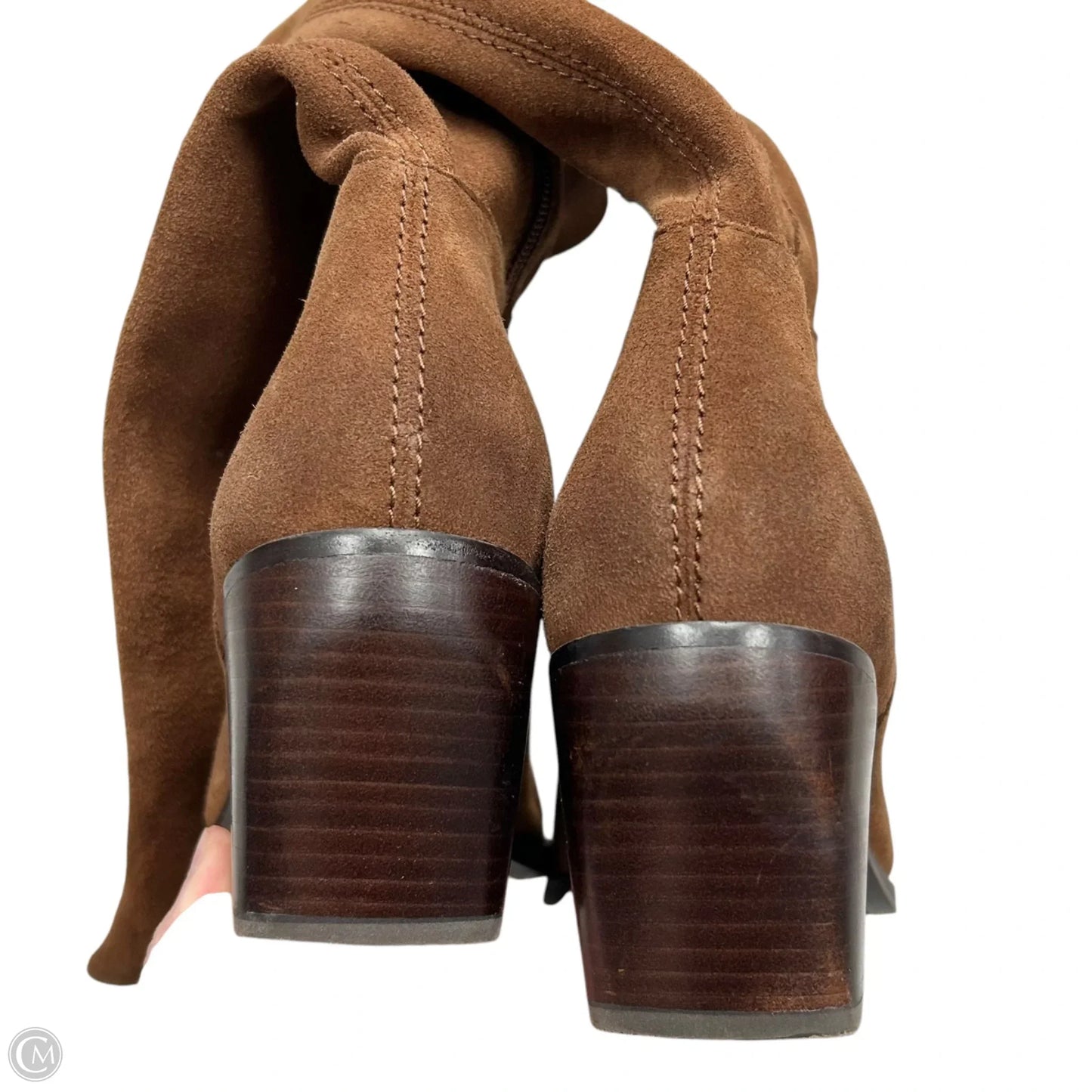 Boots Knee Heels By Naturalizer In Tan, Size: 8