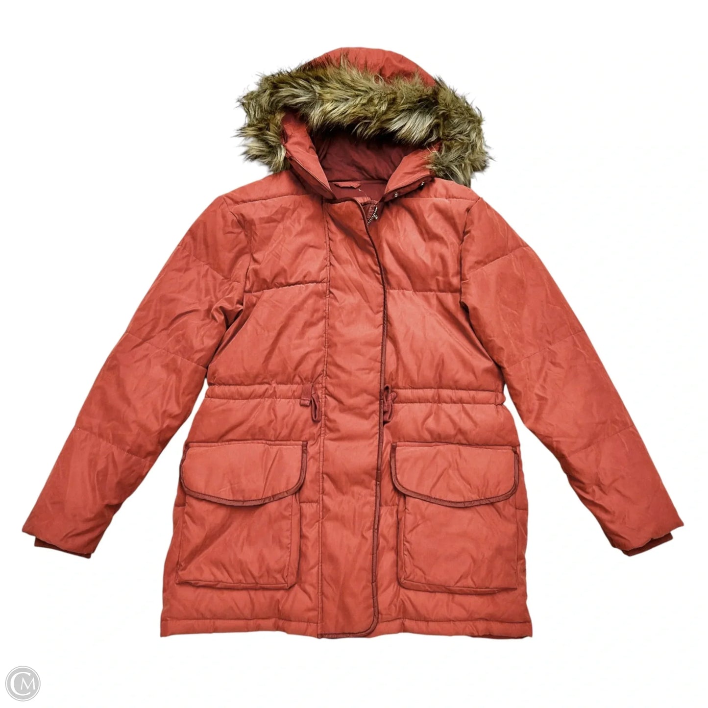 Coat Parka By Abercrombie And Fitch In Red, Size: M
