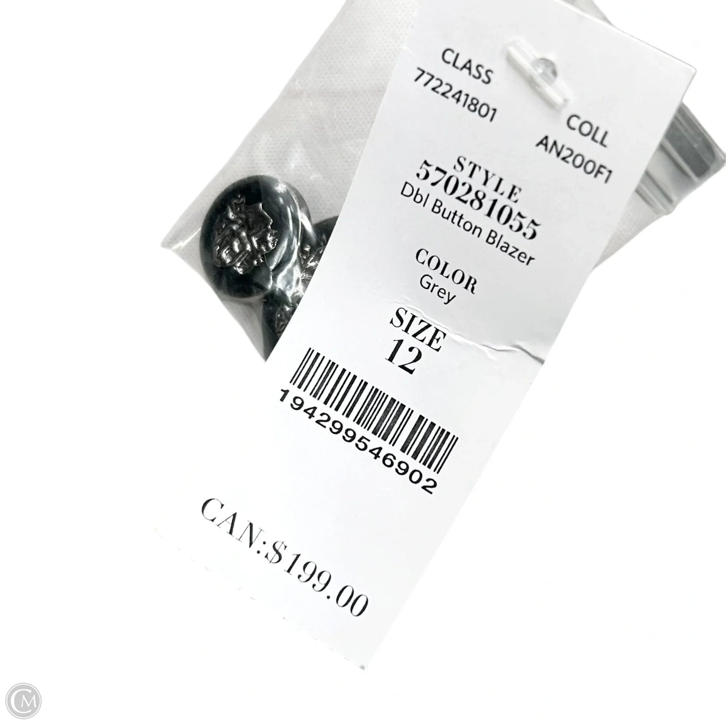Blazer By White House Black Market In Grey, Size: L