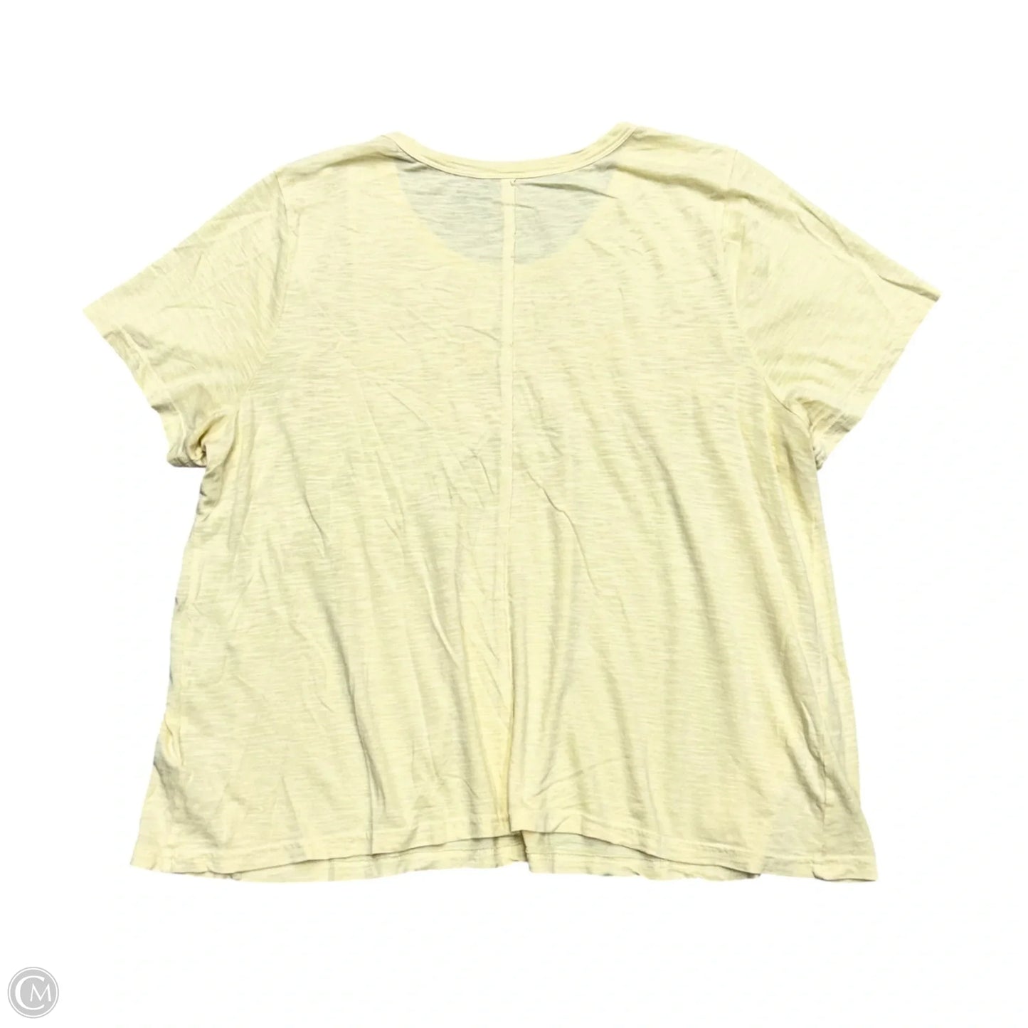 Top Short Sleeve By Pilcro In Yellow, Size: Xl