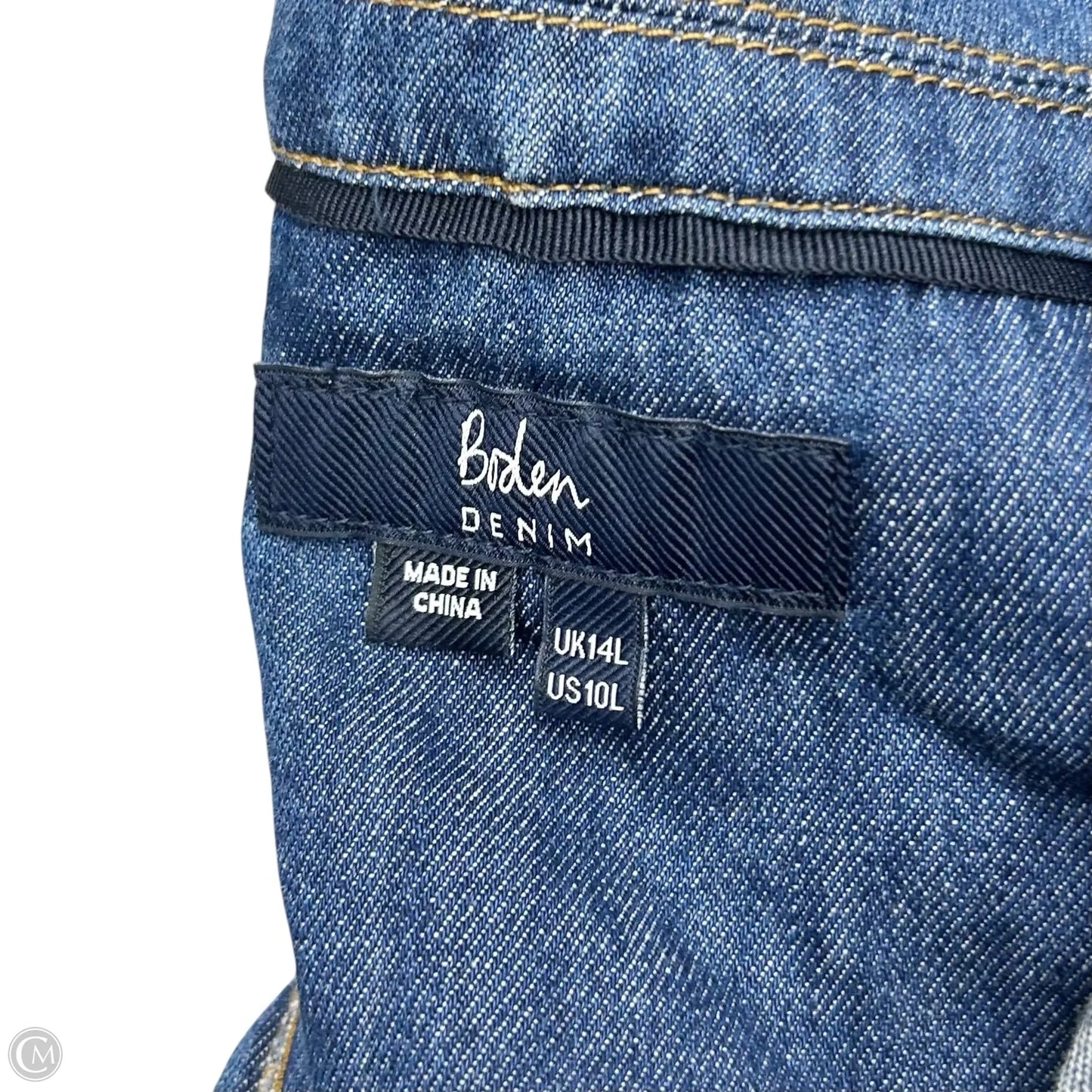 Dress Casual Short By Boden In Blue Denim, Size: M