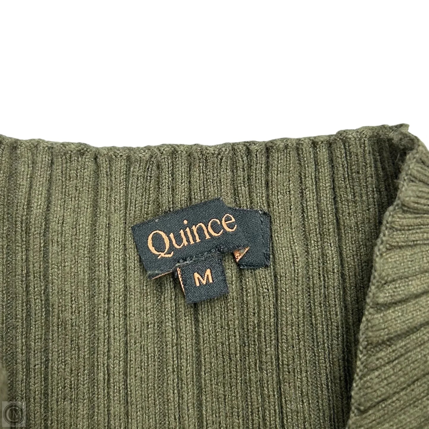 Dress Sweater By Quince In Green, Size: M