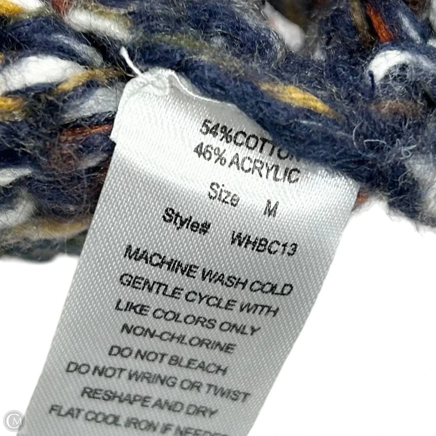 Sweater Cardigan By Woven Heart In Navy, Size: M