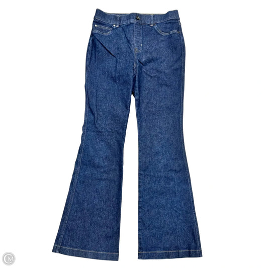 Jeans Wide Leg By Spanx In Blue Denim, Size: L