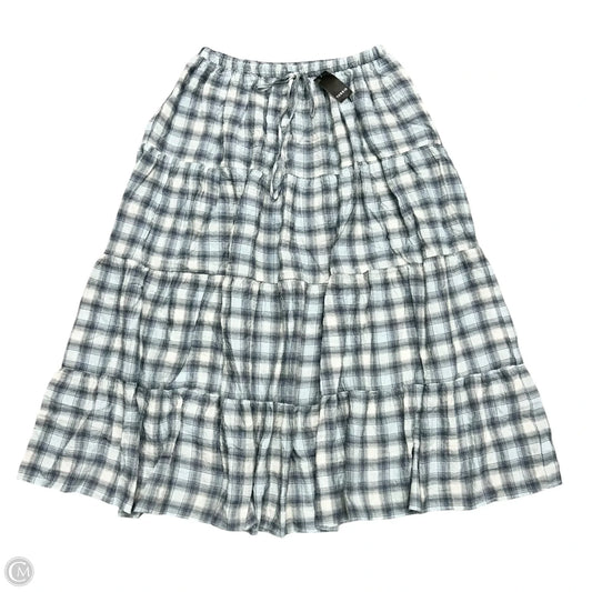 Skirt Maxi By Torrid In Blue & White, Size: M