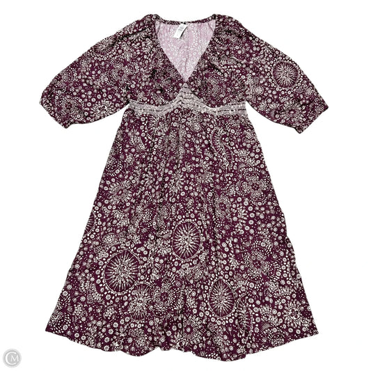 Dress Casual Maxi By Torrid In Purple & White, Size: 4x