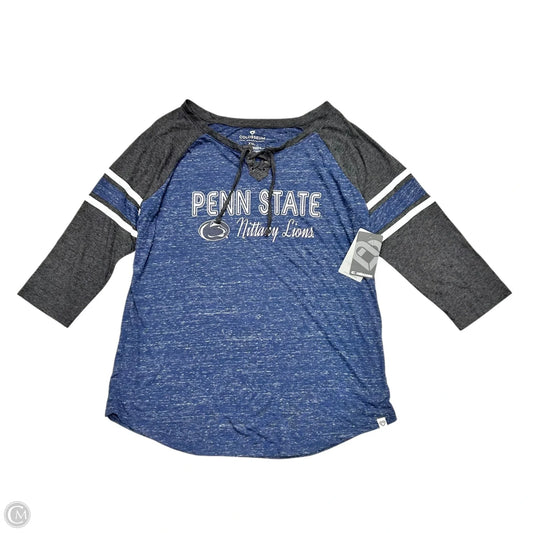 Top Long Sleeve By Colosseum In Navy, Size: Xxl