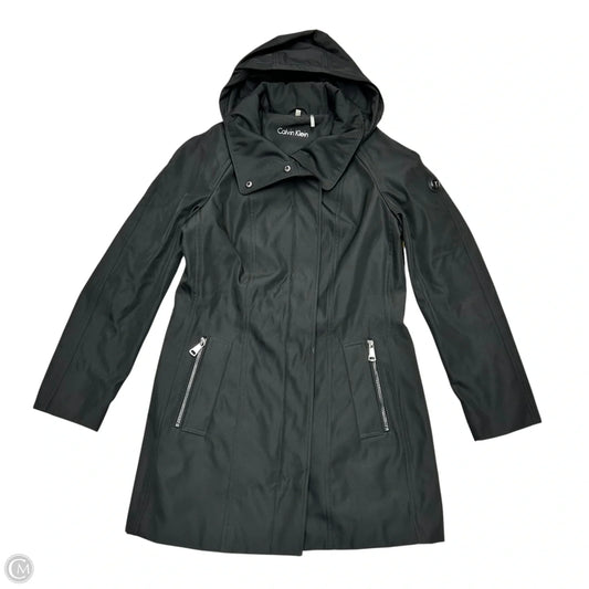 Coat Peacoat By Calvin Klein In Black, Size: L