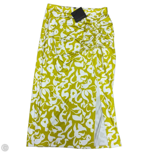 Skirt Maxi By Marc New York In Green & White, Size: 8