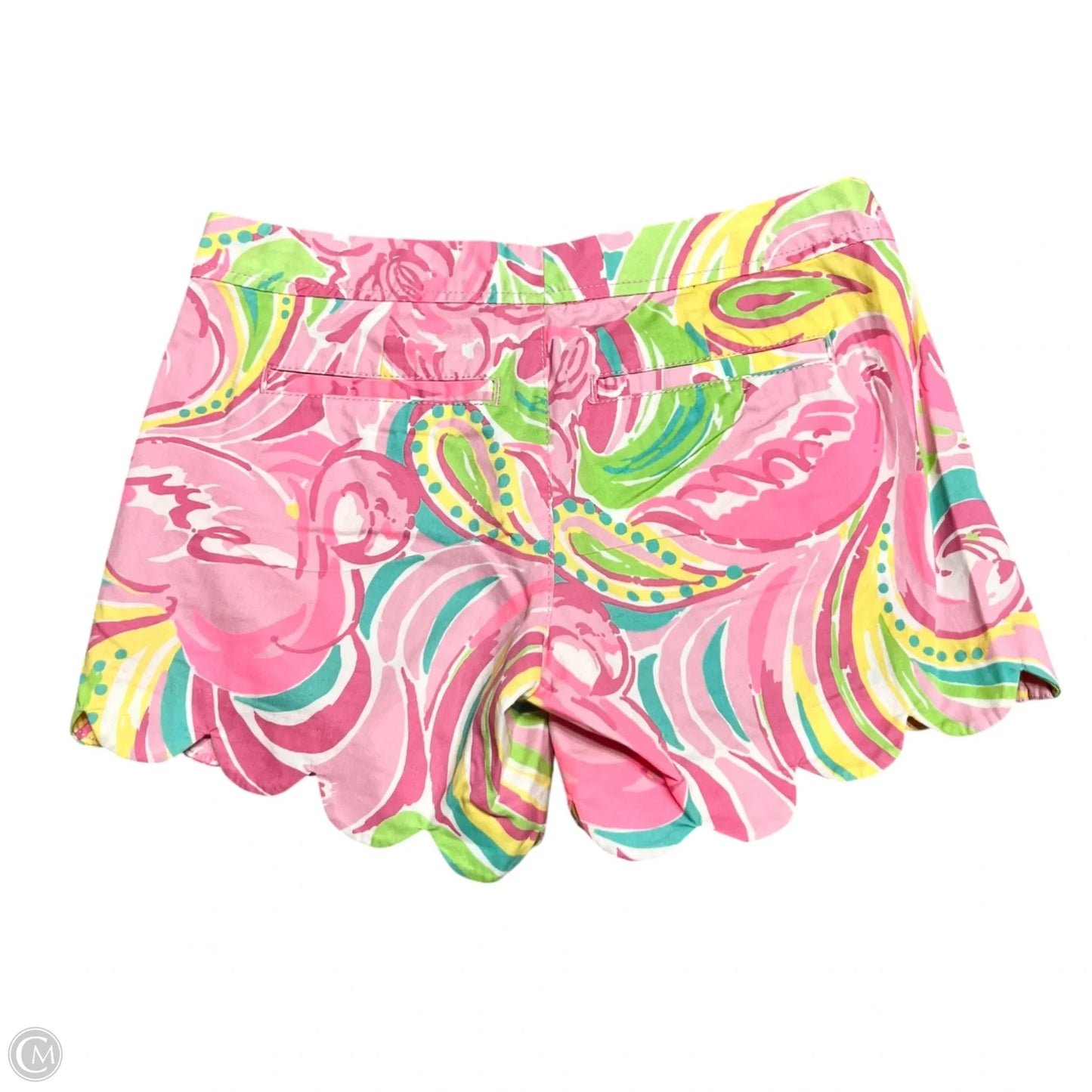 Shorts Designer By Lilly Pulitzer In Pink & Yellow, Size: 00