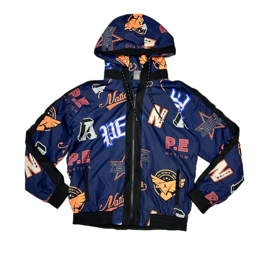 Athletic Jacket By Pe Nation In Navy, Size: S