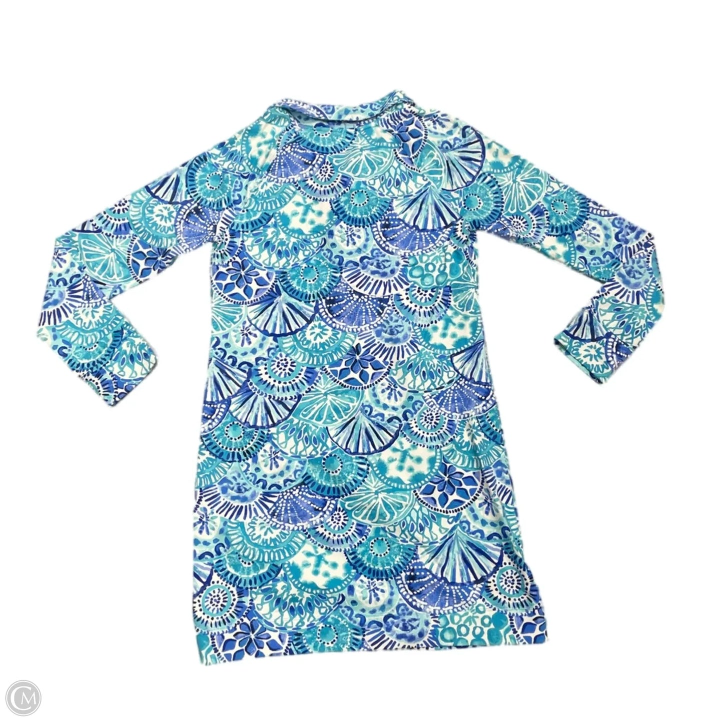 Dress Designer By Lilly Pulitzer In Blue & White, Size: S