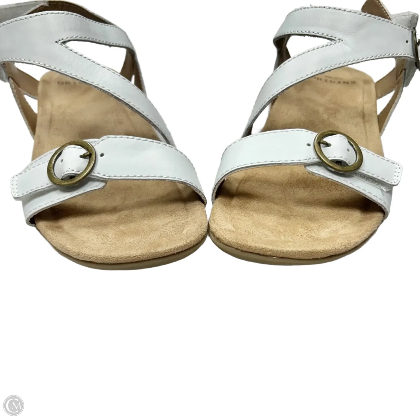 Sandals Flats By Earth In White, Size: 6.5