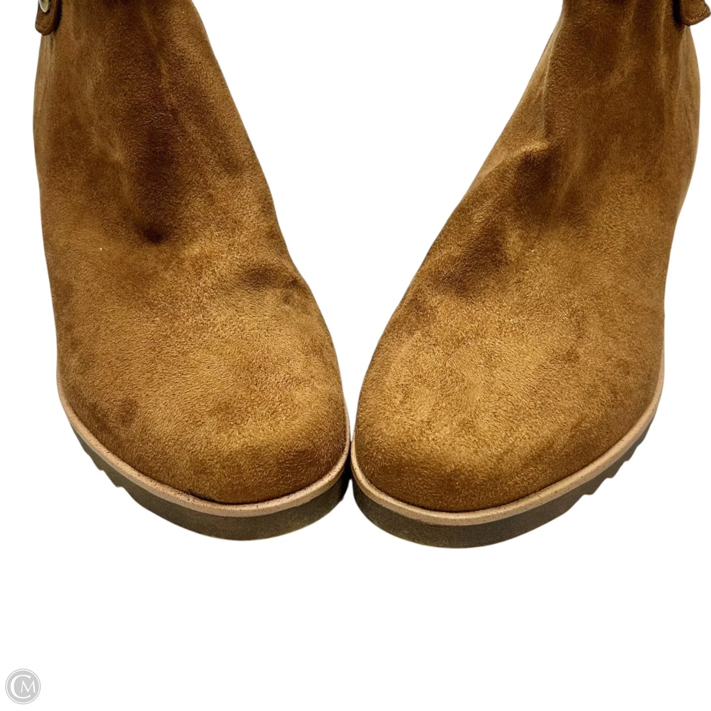 Boots Ankle Heels By Life Stride In Tan, Size: 7.5