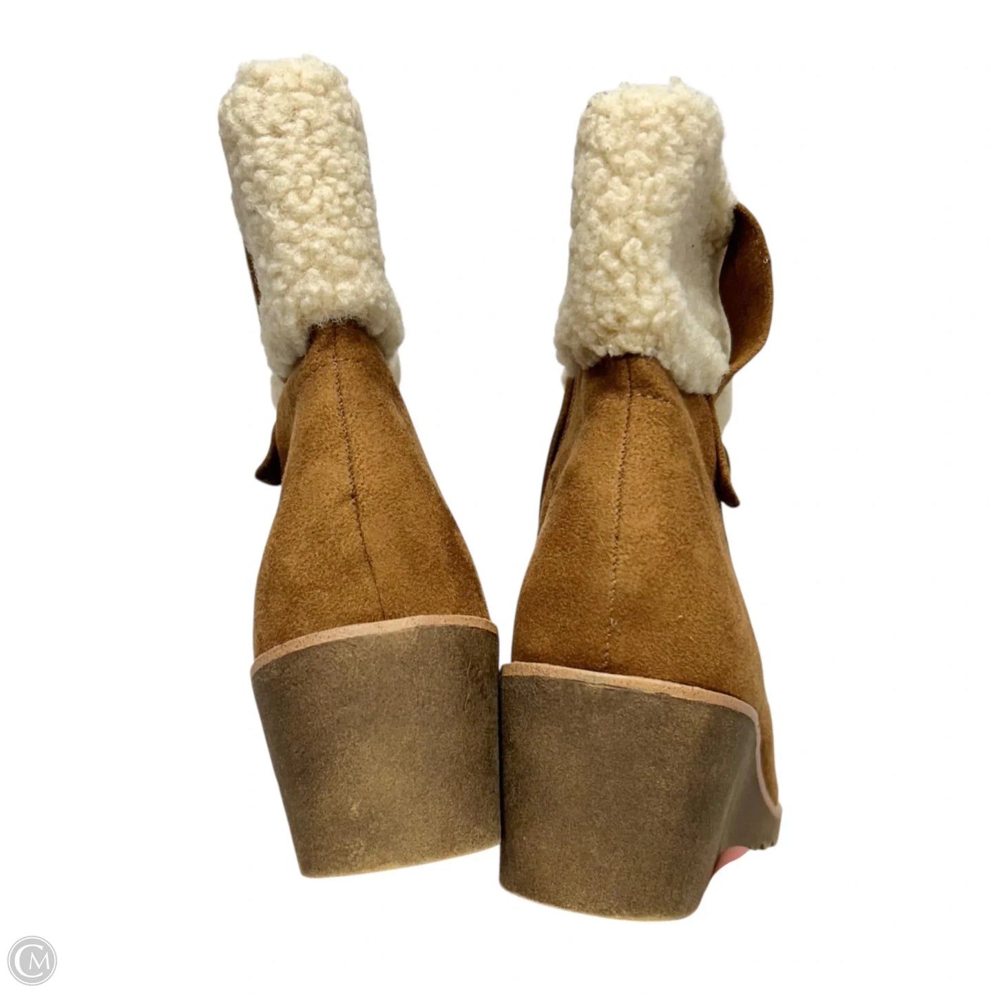 Boots Ankle Heels By Life Stride In Tan, Size: 7.5