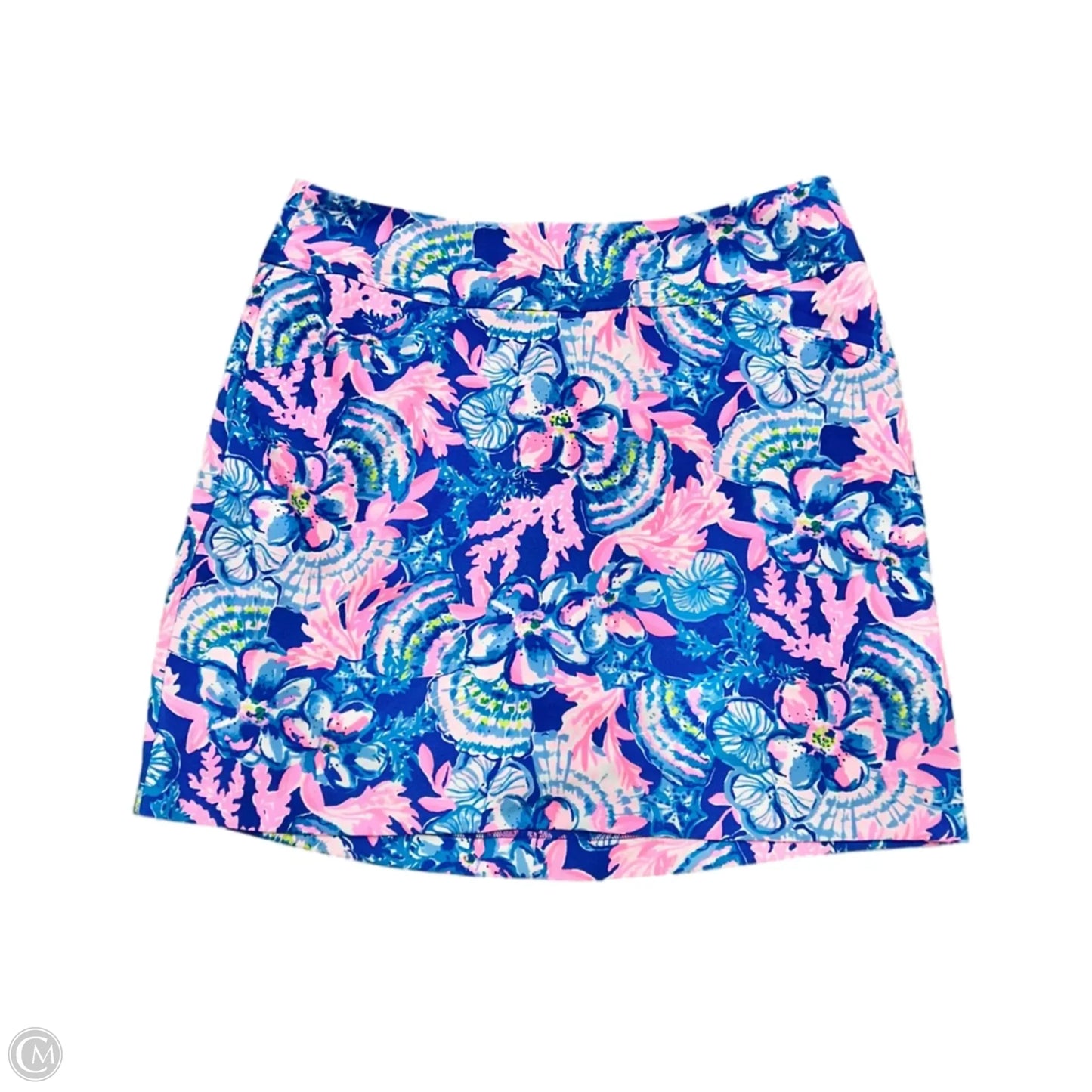 Skort Designer By Lilly Pulitzer In Blue & Pink, Size: 10