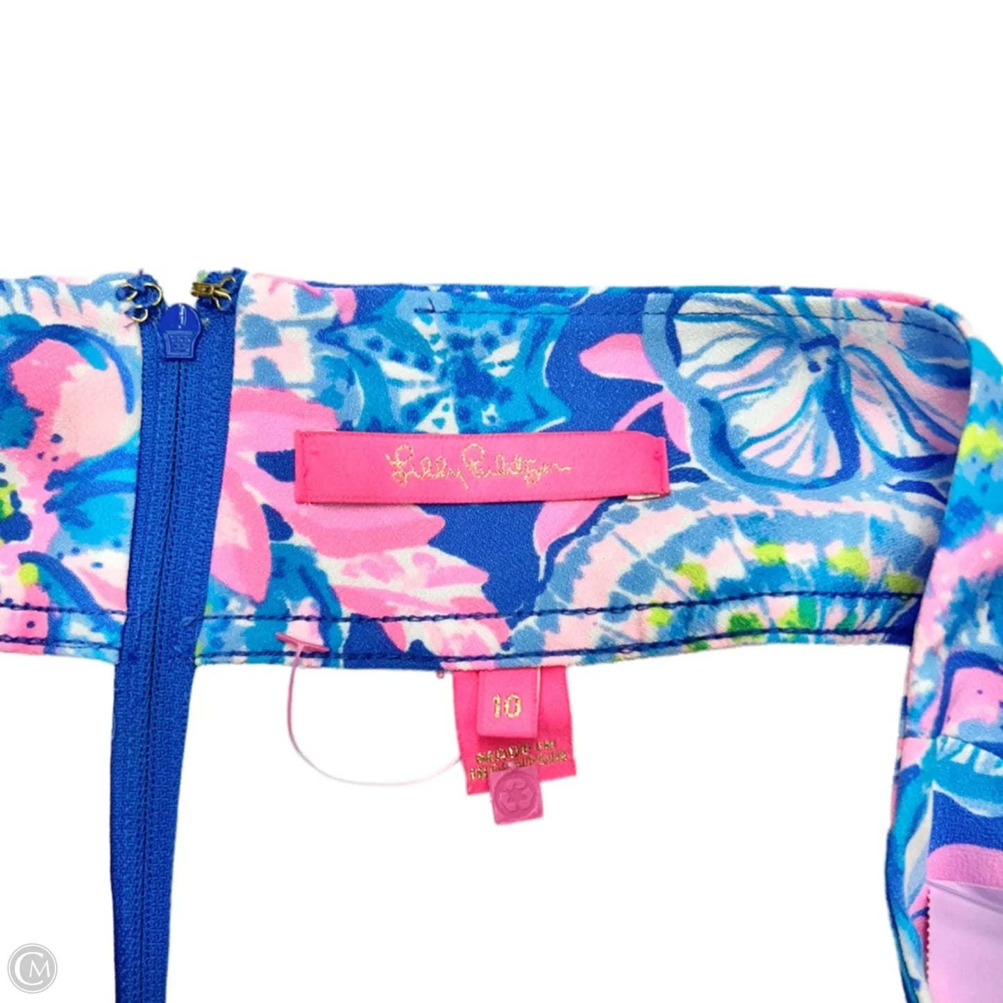 Skort Designer By Lilly Pulitzer In Blue & Pink, Size: 10