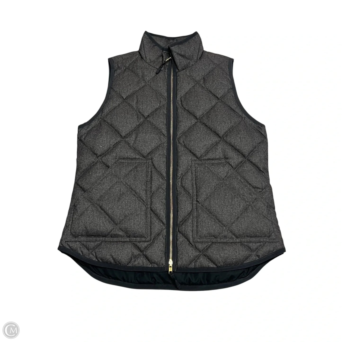 Vest Puffer & Quilted By J. Crew In Grey, Size: S