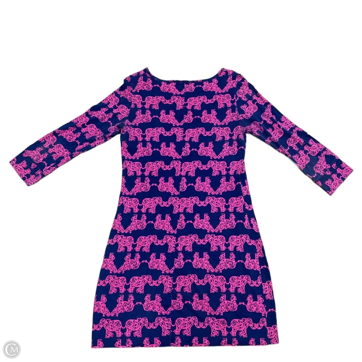 Dress Designer By Lilly Pulitzer In Blue & Pink, Size: M