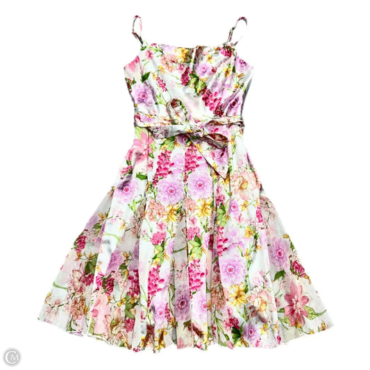 Dress Party Midi By City Studio In Floral Print, Size: S