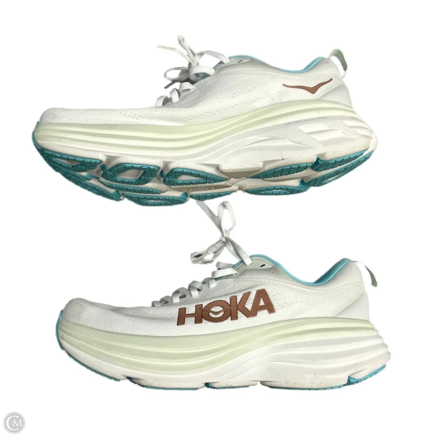 Shoes Athletic By Hoka In White, Size: 10