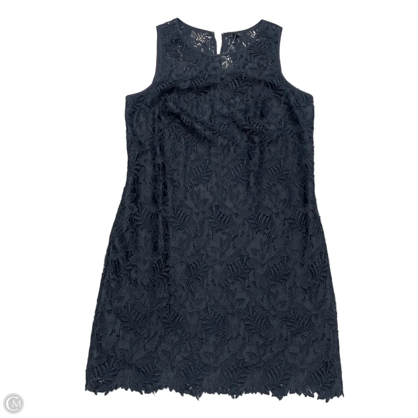 Dress Party Midi By Ann Taylor In Navy, Size: Xl