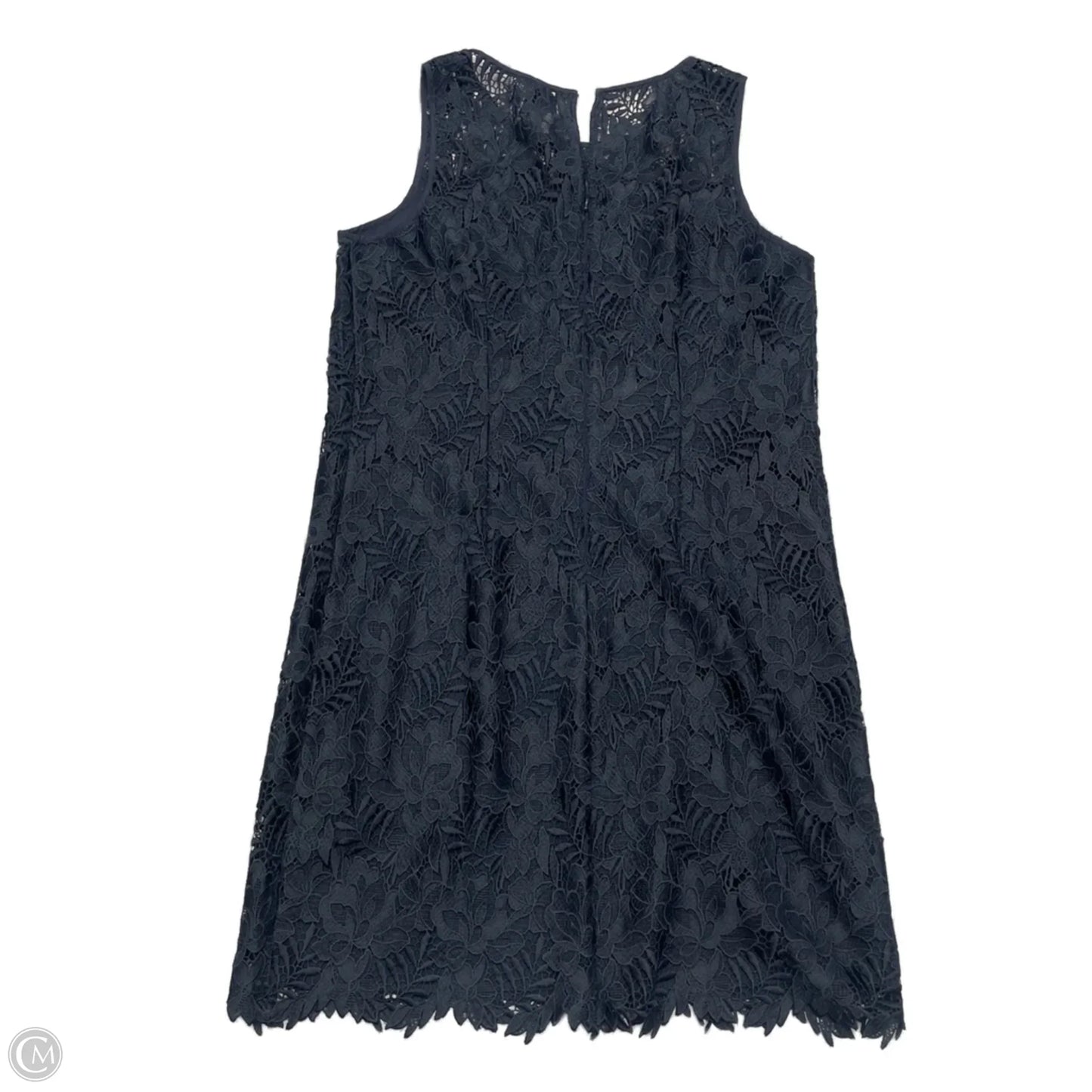 Dress Party Midi By Ann Taylor In Navy, Size: Xl