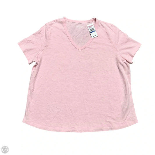 Top Short Sleeve Basic By Vineyard Vines In Pink, Size: Xl