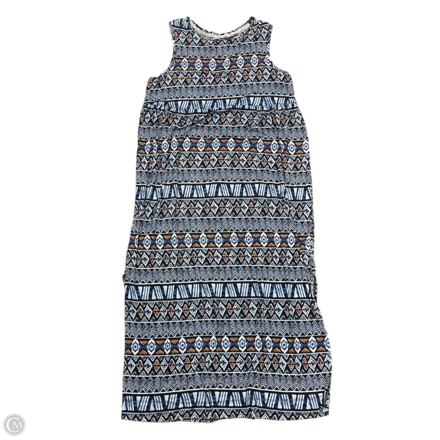 Dress Casual Maxi By Koolaburra By Ugg In Blue & Orange, Size: M