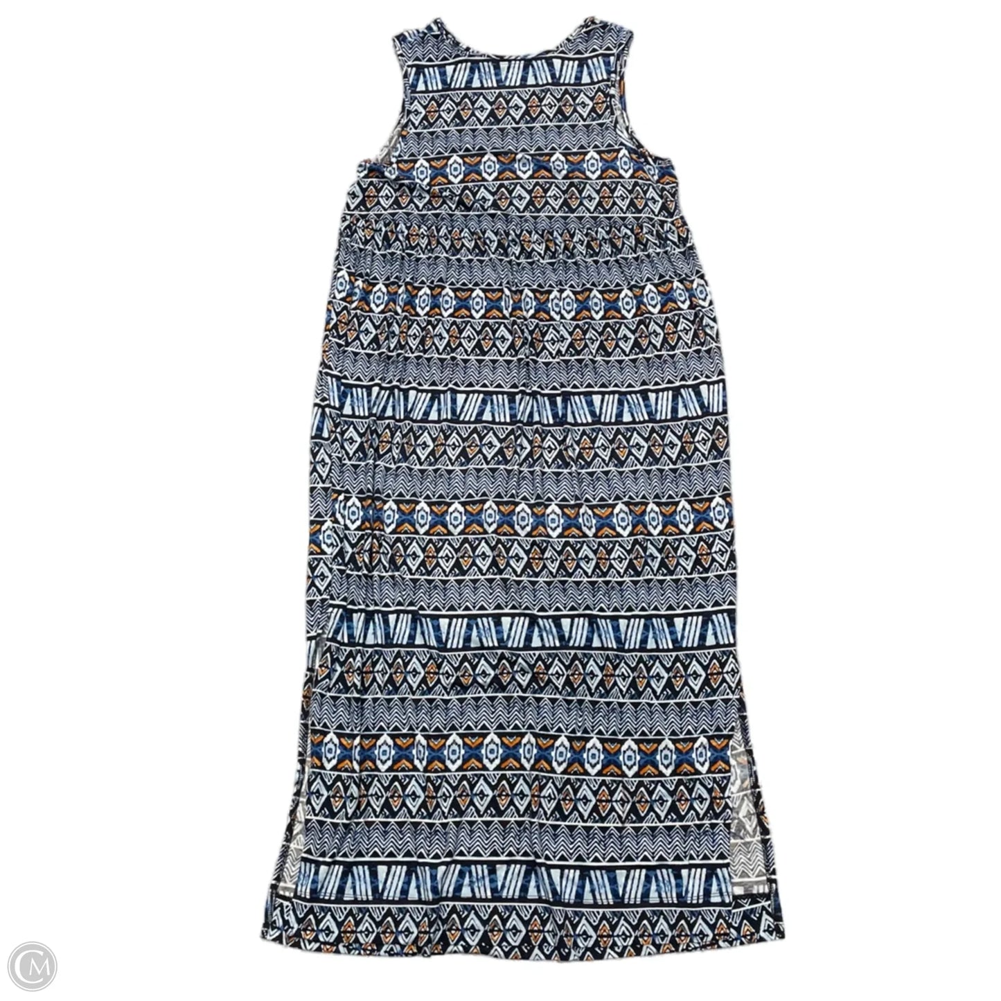 Dress Casual Maxi By Koolaburra By Ugg In Blue & Orange, Size: M