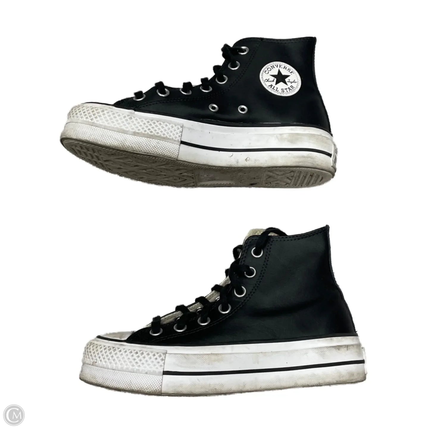Shoes Sneakers By Converse In Black & White, Size: 5.5