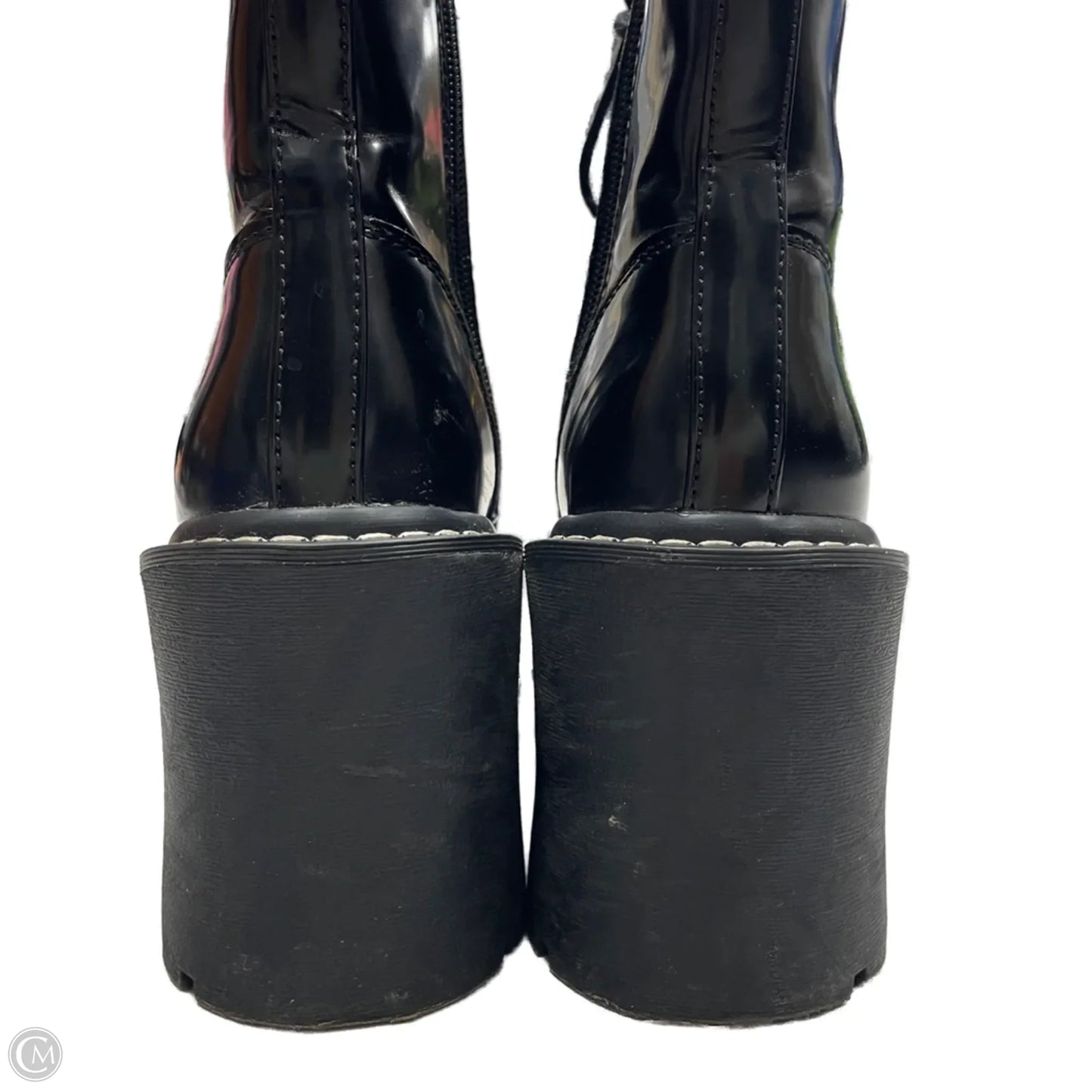 Boots Combat By Madden Girl In Black, Size: 5.5