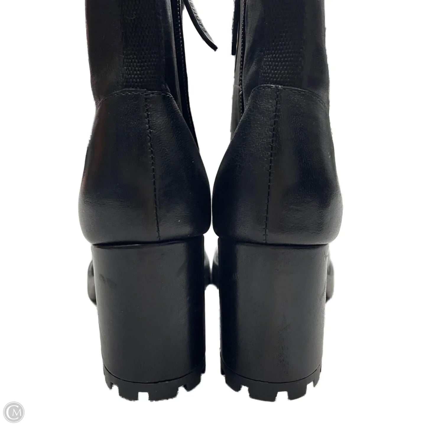 Boots Combat By Schultz In Black & Silver, Size: 5.5