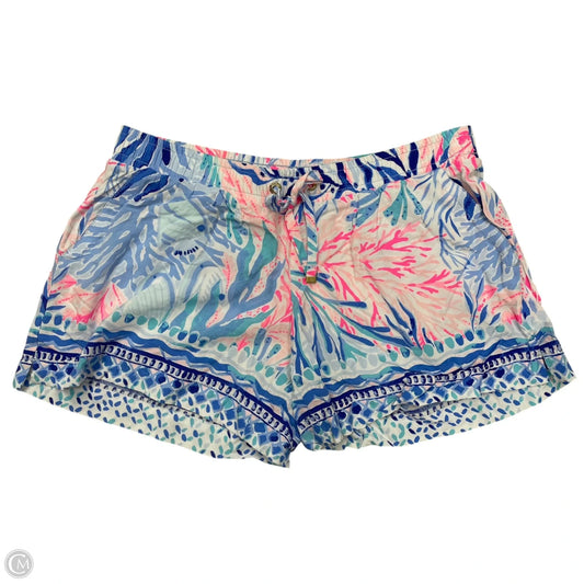 Shorts Designer By Lilly Pulitzer In Blue & Pink, Size: S