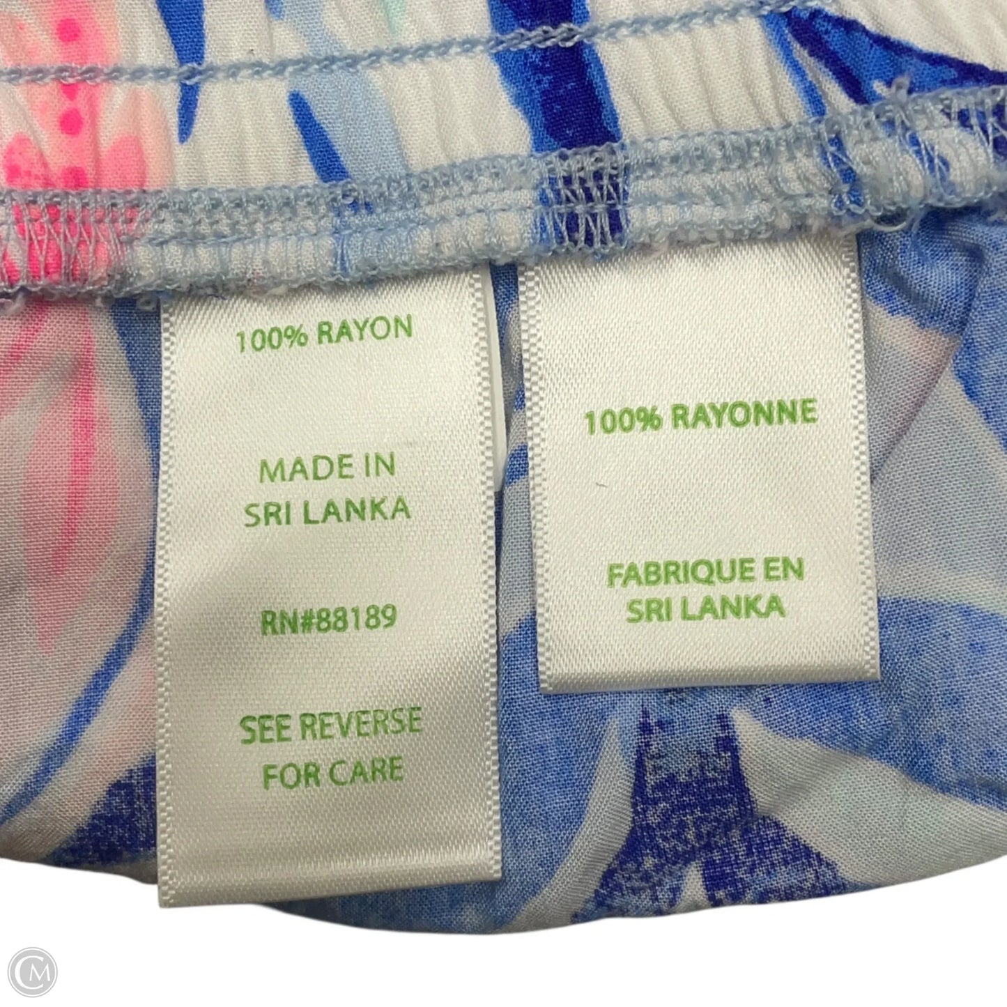 Shorts Designer By Lilly Pulitzer In Blue & Pink, Size: S