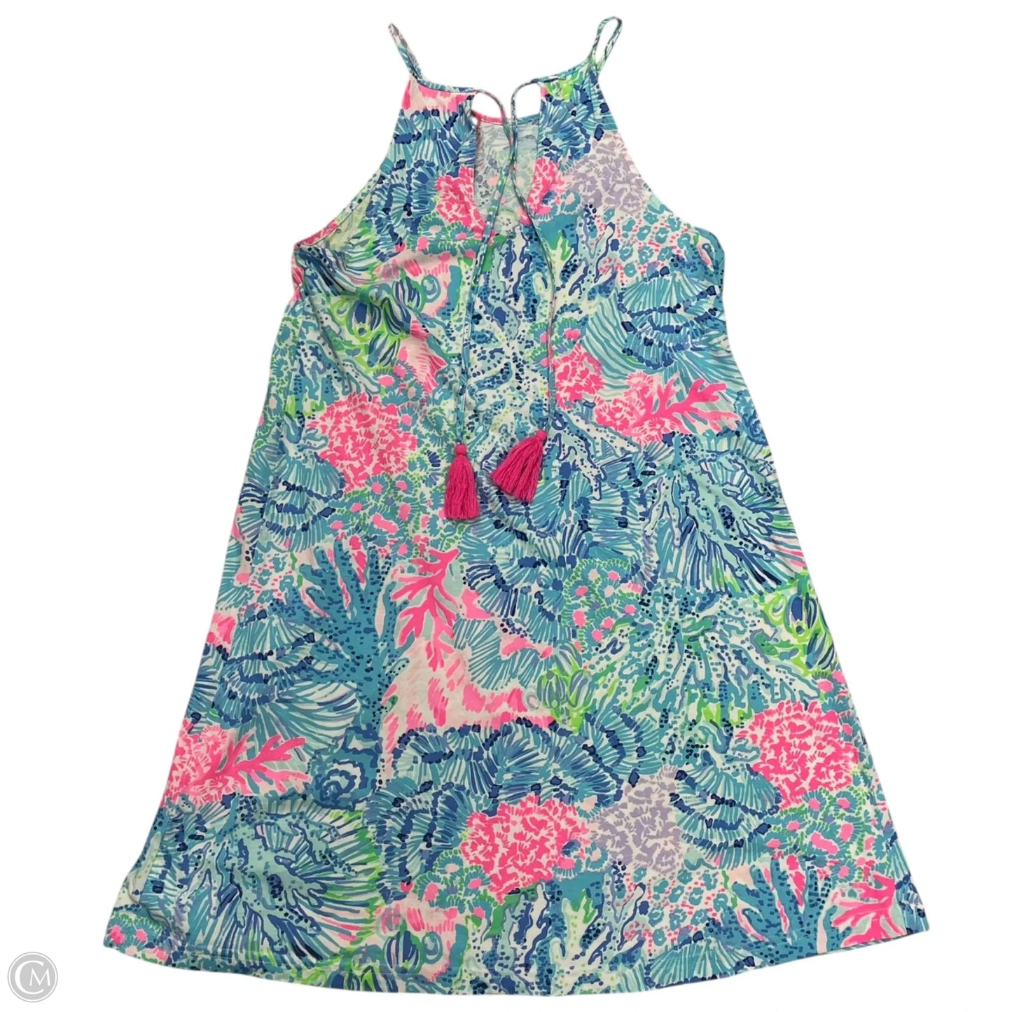 Dress Designer By Lilly Pulitzer In Blue & Pink, Size: Xs
