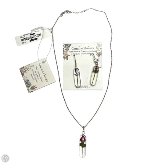 Necklace Set Sterling Silver By Genuine Flowers