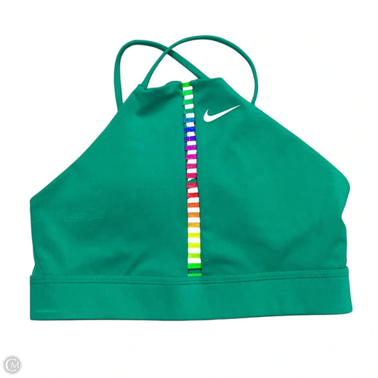 Athletic Bra By Nike Apparel In Teal, Size: S