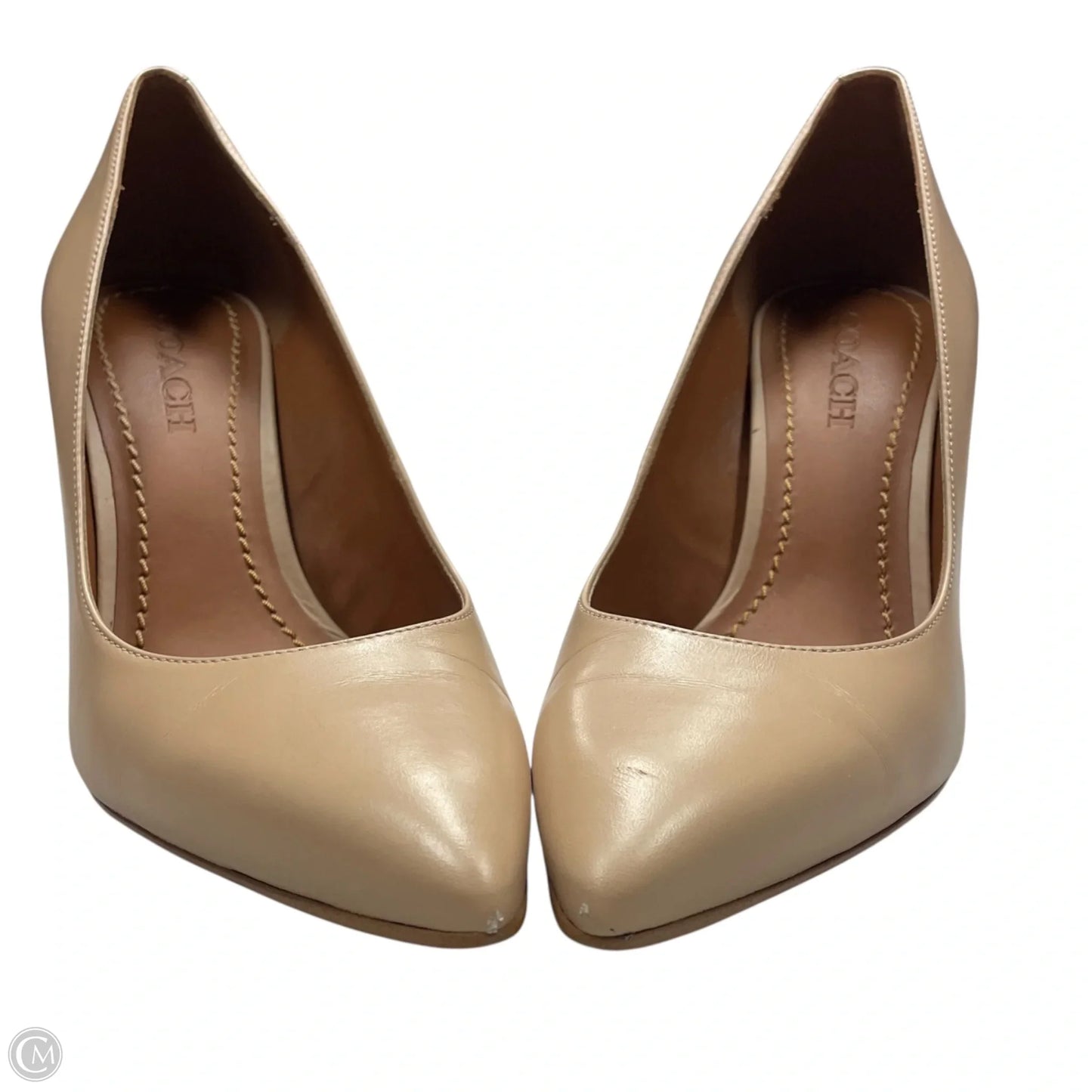 Shoes Designer By Coach In Cream, Size: 8