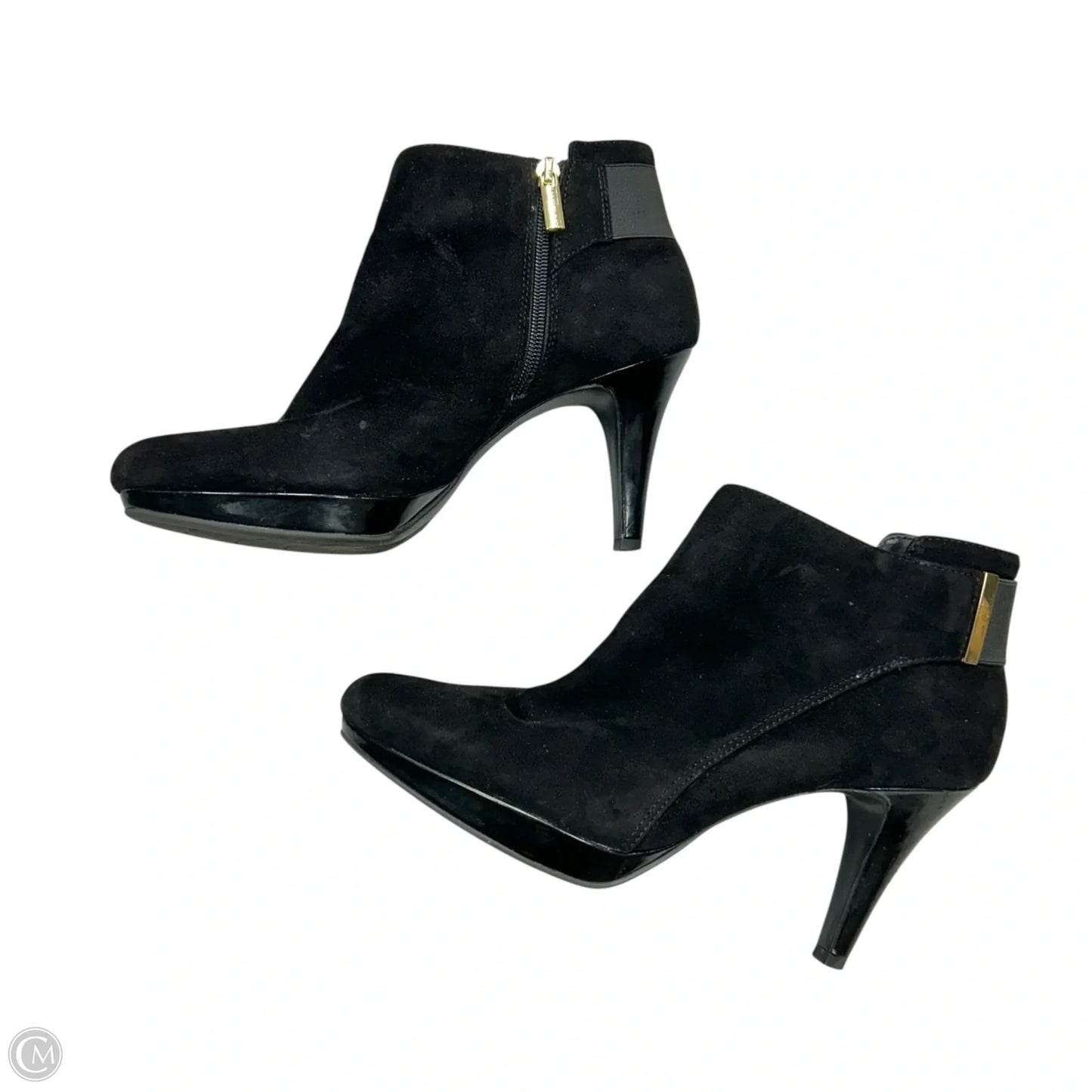 Boots Ankle Heels By Bandolino In Black, Size: 10