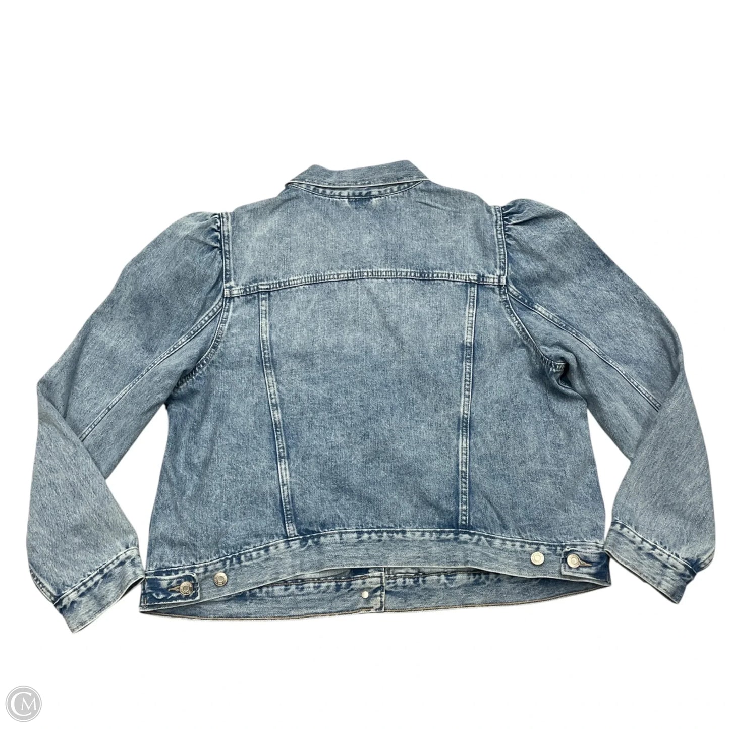 Jacket Denim By Gap In Blue Denim, Size: Xxl