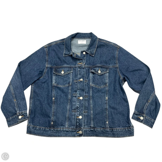 Jacket Denim By Old Navy In Blue Denim, Size: Xxl