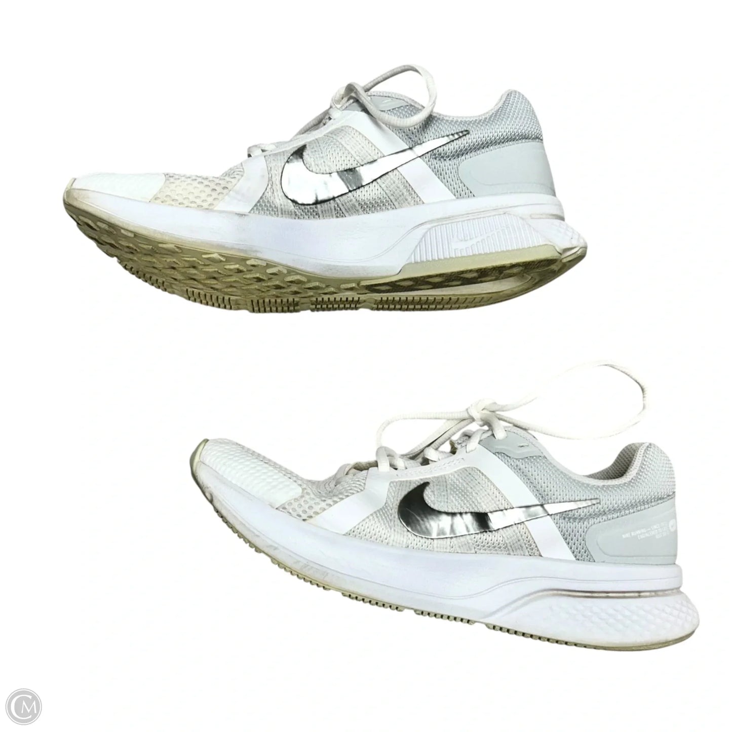 Shoes Athletic By Nike In White, Size: 8.5